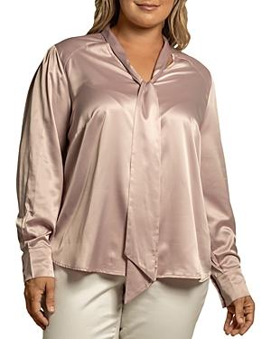 Standards & Practices Reily Knot Neck Blouse