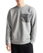 Ted Baker Birchin Cotton Blend Pocket Sweatshirt