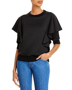 Adam Lippes Flounce Sweatshirt