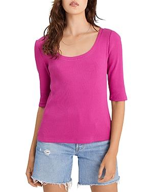 Sanctuary Scoop Neck Rib Tee