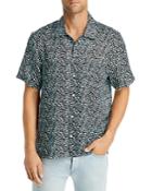 Solid & Striped The Cabana Regular Fit Short Sleeve Linen Shirt
