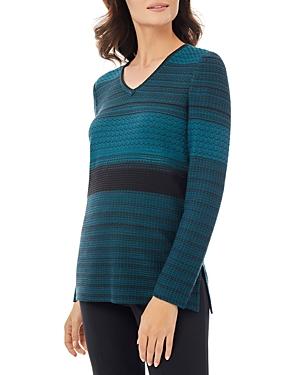 Misook Striped Sweater