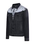 Marcelo Burlon Wings Slim Denim Jacket