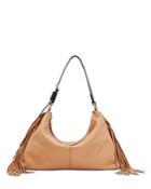 Allsaints Edbury Fringe Hobo Bag