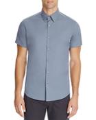 Theory Sylvain Wealth Short Sleeve Button Down Shirt
