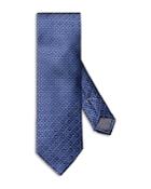 Eton Blue Geometric Silk Tie