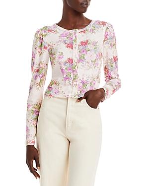 Loveshackfancy Jonah Crop Cardigan Top
