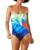 Tommy Bahama Paloma Palms Bandeau Swimsuit