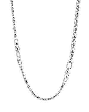John Hardy Sterling Silver Asli Classic Chain Slim Chain Sautoir Transformative Necklace, 32
