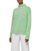 Whistles Erica Flecked Funnel Neck Knit Top