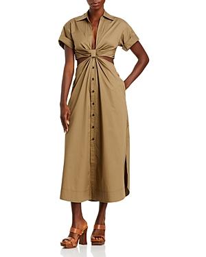 A.l.c. Georgia Cutout Shirt Dress