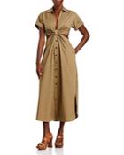 A.l.c. Georgia Cutout Shirt Dress