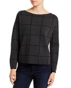Eileen Fisher Wool-blend Boxy Boatneck Top