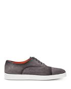 Santoni Men's Mgai17831panbgexg62 Lace Up Cap Toe Sneakers