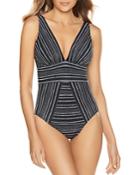 Miraclesuit No Static Odyssey Printed One Piece Swimsuit