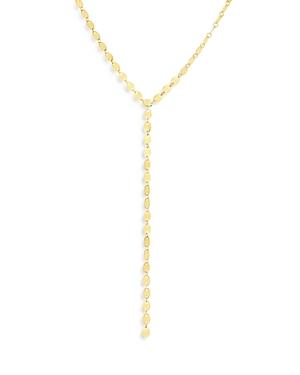 Milanesi And Co 14k Yellow Gold Mirror Link Lariat Necklace, 18