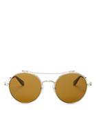 Givenchy Men's Brow Bar Round Sunglasses, 53mm