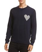 Michael Bastian Intarsia-heart Merino Wool Sweater