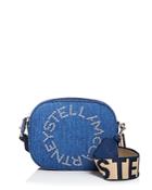 Stella Mccartney Denim Embossed Convertible Belt Bag