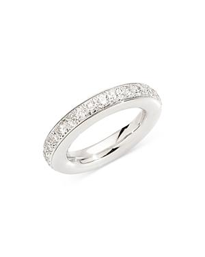 Pomellato 18k White Gold Iconica Diamond Band