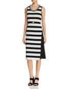 Tory Burch Belted Color-block Dress