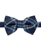 Ted Baker Linen Check Bow Tie