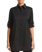 Misook Button-down Tunic Top