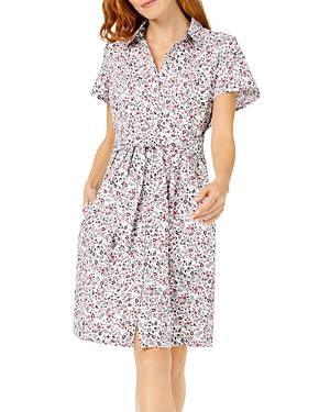 Foxcroft Vienna Floral Print Cotton Dress