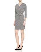 Romeo & Juliet Couture Weave Print Wrap Dress - Compare At $140