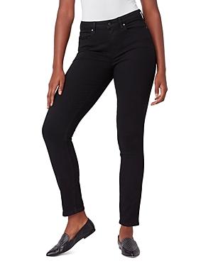 Paige Flaunt Bombshell High Waist Skinny Jeans In Black Shadow