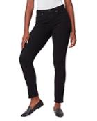 Paige Flaunt Bombshell High Waist Skinny Jeans In Black Shadow