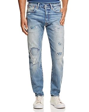 Levi's 501 Peavey New Tapered Fit Jeans In Medium Blue