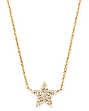 Moon & Meadow Diamond Star Pendant Necklace In 14k Yellow Gold, 0.18 Ct. T.w. - 100% Exclusive