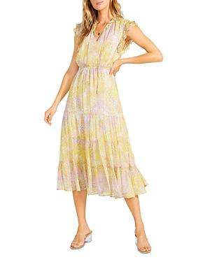 Bb Dakota X Steve Madden Dream Girl Animal Print Midi Dress