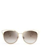 Dior Siderall 2 Round Sunglasses, 56mm