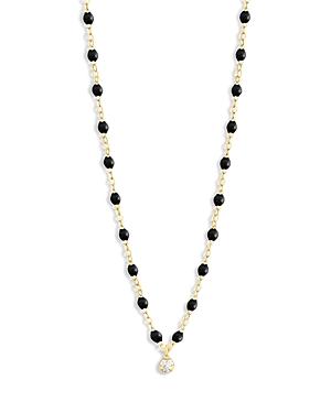 Gigi Clozeau 18k Yellow Gold Supreme Classic Diamond & Resin Bead Collar Necklace, 16.5