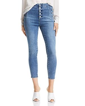 J Brand Natasha Sky High Crop Skinny Jeans In Meteor