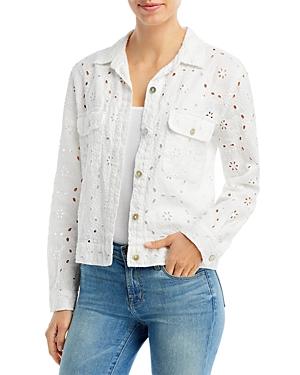 Johnny Was Alanah Eyelet Cropped Jacket
