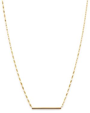 Moon & Meadow 14k Yellow Gold Bar Necklace, 18 - 100% Exclusive
