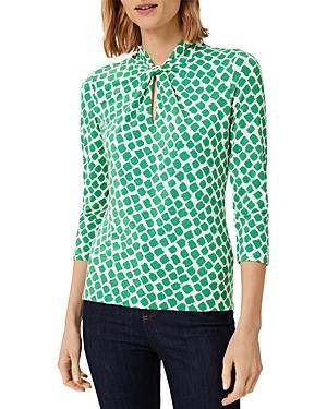 Hobbs London Amber Twist Neck Jersey Top