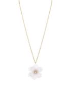 Aqua Floral Pendant Necklace, 30 - 100% Exclusive