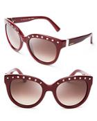 Valentino Rockstud Oversized Sunglasses
