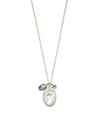 Ippolita 18k Yellow Gold Rock Candy Triple Stone Pendant Necklace, 30-32