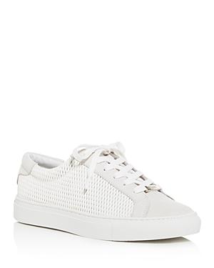 J/slides Women's Lacee Laser Cut-out Low-top Sneakers