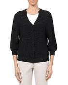 Peserico Sequined Yoke Cardigan