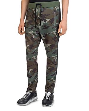 The Kooples Camouflage Side-stripe Tapered Sweatpants
