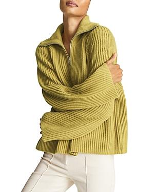 Reiss Janette Zip Neck Sweater