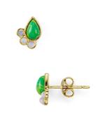 Jules Smith Tyra Cabochon Stud Earrings