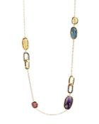 Marco Bicego 18k Gold Murano Link Mixed Stone Necklace, 18