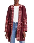 Johnny Was Aurore Embroidered Knit Anorak